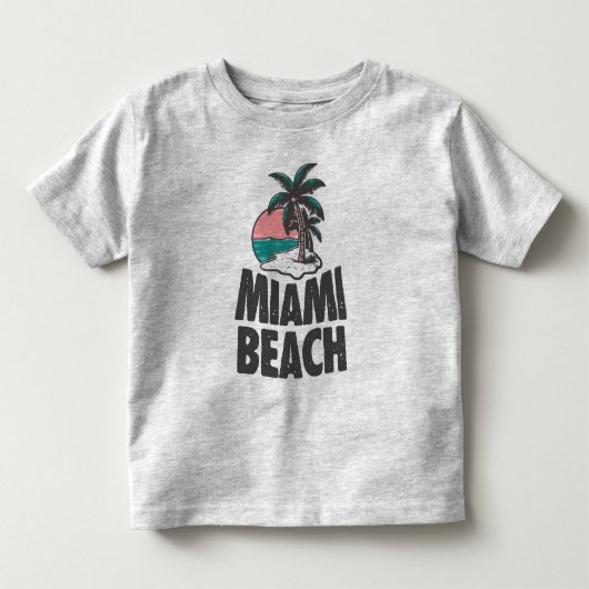 Miami Beach T-shirt (Voorkant)
