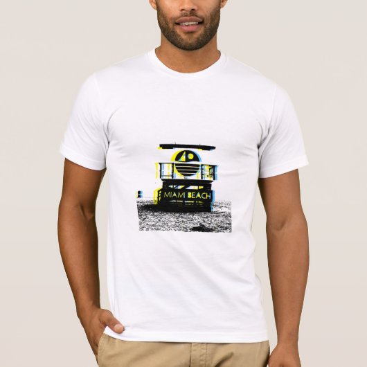 Miami Beach T-shirt (Voorkant)