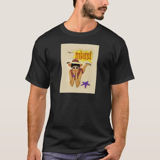  Miami Beach T-shirt (Voorkant)
