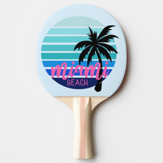 Miami Beach Tafeltennisbatje (Voorkant)