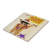  Miami Beach Tegeltje (Zijkant)