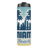 Miami Beach Thermosbeker (Voorkant)