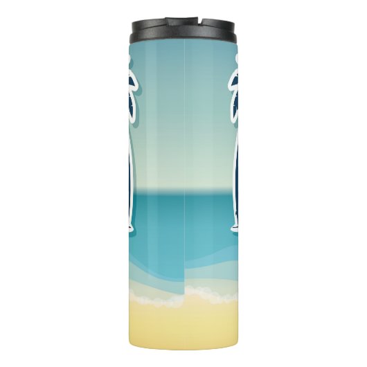 Miami Beach Thermosbeker (Achterkant)