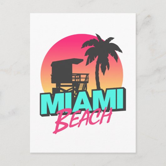 Miami Beach Travel  Briefkaart (Voorkant)