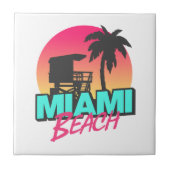 Miami Beach Travel Tegeltje (Voorkant)