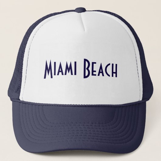 Miami Beach Trucker Hat Trucker Pet (Voorkant)