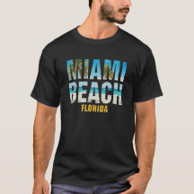  Miami Beach Typografische Palm Tree Ocean