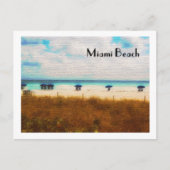 Miami Beach Umbrellas Briefkaart (Voorkant)