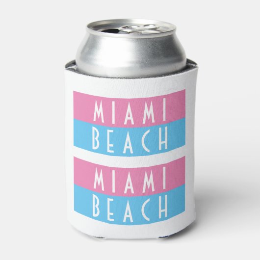 Miami Beach Vice Blikjeskoeler (Blikje Voorkant)
