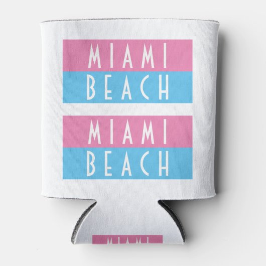 Miami Beach Vice Blikjeskoeler (Voorkant)