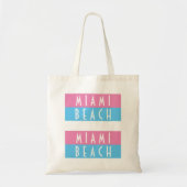 Miami Beach Vice Canvas tas (Voorkant)