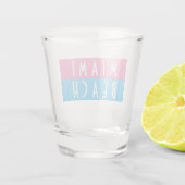 Miami Beach Vice Shot Glass Shot Glas (Achterkant)