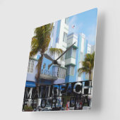 Miami Beach Vierkante Klok (Hoek)