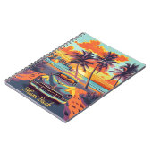 Miami Beach Vintage auto Notitieboek (Linkerzijde)