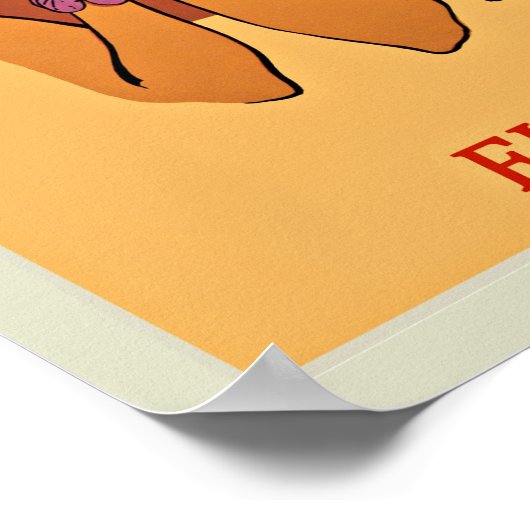 Miami Beach vintage-poster Poster (Hoek)