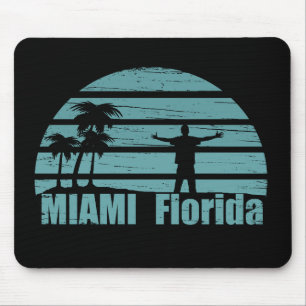 Miami Beach vintage van Florida Muismat