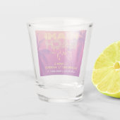 Miami Beach vrijgezellenfeest Shot Glas (Achterkant)