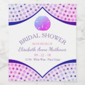 Miami Beach Vrijgezellenfeest Wijn Etiket (Enkel label)