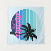 Miami Beach Wandkleed (Voorkant (horizontaal))