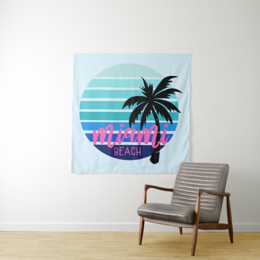 Miami Beach Wandkleed (In situ)