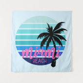Miami Beach Wandkleed (Voorkant)