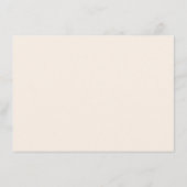 Miami Beach Waterverf Bruiloft Menu (Achterkant)