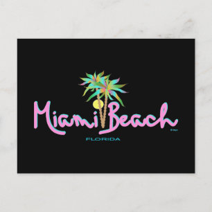 Miami BeachTypografie met Pam's Briefkaart