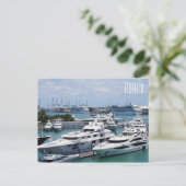 Miami Big Yachts Briefkaart (Staand voorkant)