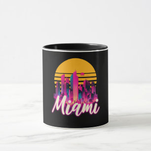 Miami bij zonsondergang mok