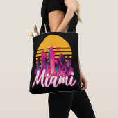 Miami bij zonsondergang tote bag (Dichtbij)