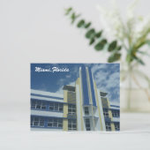 miami blauw briefkaart (Staand voorkant)