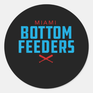 Miami Bottom Feeders Baseball Gift Ronde Sticker