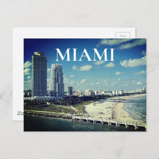 Miami Briefkaart (Voorkant / Achterkant)