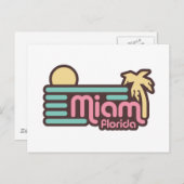 Miami Briefkaart (Voorkant / Achterkant)