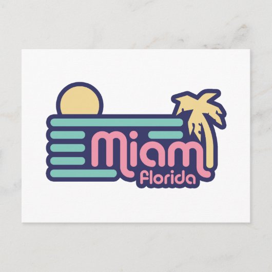 Miami Briefkaart (Voorkant)