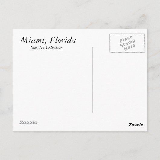 Miami Briefkaart (Achterkant)