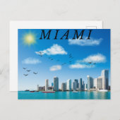 Miami Briefkaart (Voorkant / Achterkant)