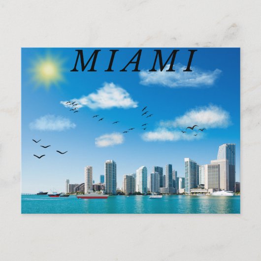 Miami Briefkaart (Voorkant)