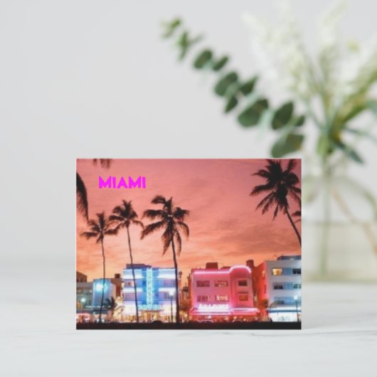 MIAMI BRIEFKAART (Staand voorkant)