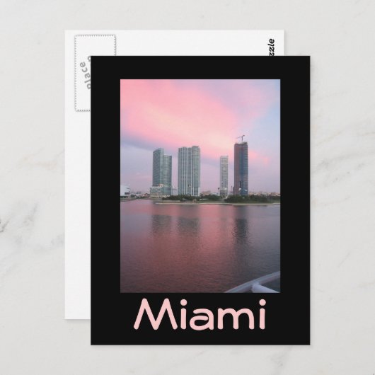 Miami Briefkaart (Voorkant / Achterkant)