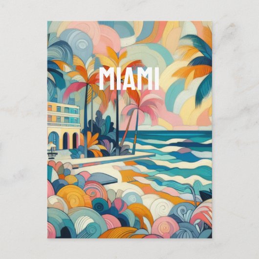 miami briefkaart (Voorkant)