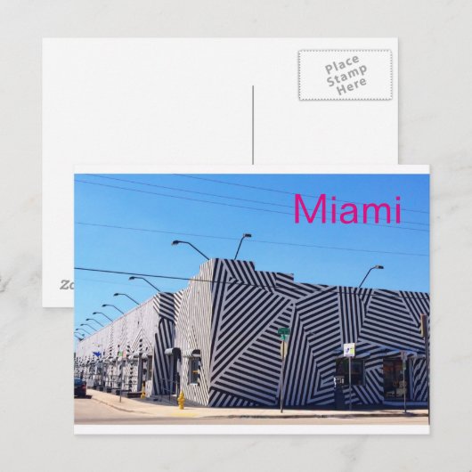 Miami Briefkaart (Voorkant / Achterkant)