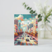 miami briefkaart (Staand voorkant)