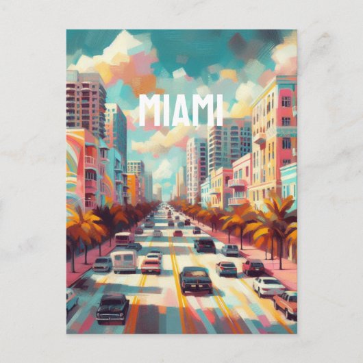 miami briefkaart (Voorkant)