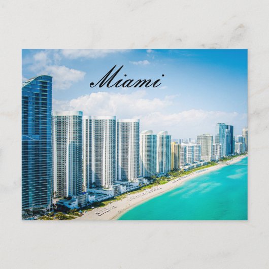 MIAMI-BRIEFKAART BRIEFKAART (Voorkant)