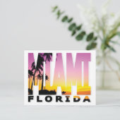 Miami, Briefkaart van Florida (Staand voorkant)