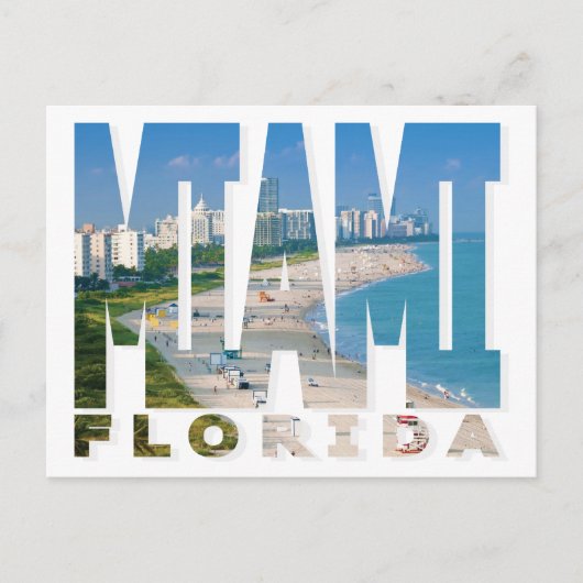 Miami, Briefkaart van Florida (Voorkant)
