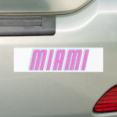 Miami Bumpersticker (Op auto)