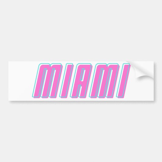 Miami Bumpersticker (Voorkant)
