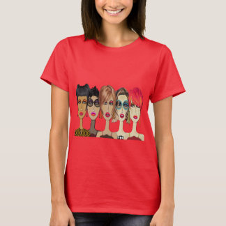 Miami Chic – Dappere Fashionista Pop Art T-Shirt